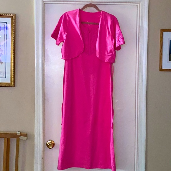 Denim&Co Dresses & Skirts - ❤️ Host Pick! ❤️ Denim & Co. Maxi Dress w/Shrug